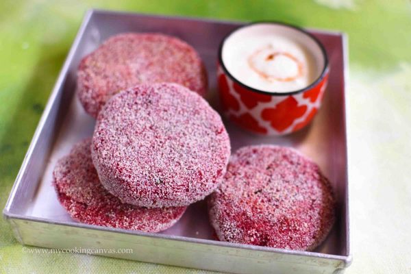 Beetroot Cutlet/ Beetroot Tikki